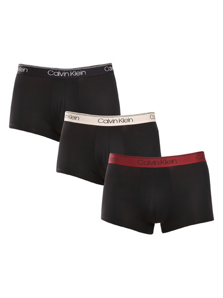 Calvin Klein Set de trei - boxeri bărbați Calvin Klein negri