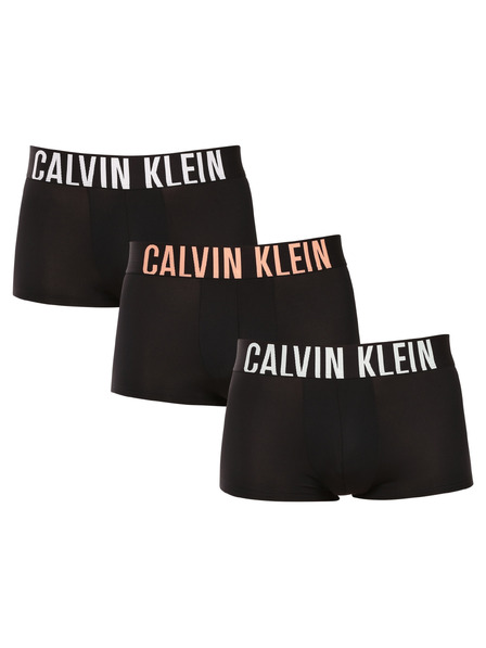 Calvin Klein Set de trei - boxeri bărbați Calvin Klein negri