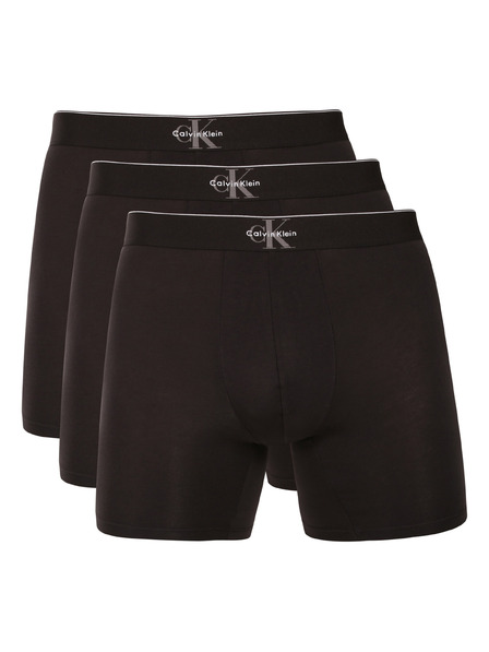 Calvin Klein Set de trei - boxeri bărbați Calvin Klein negri