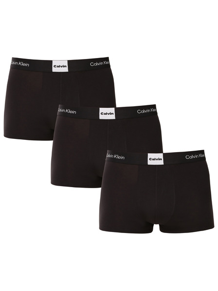 Calvin Klein Set de trei - boxeri bărbați Calvin Klein negri