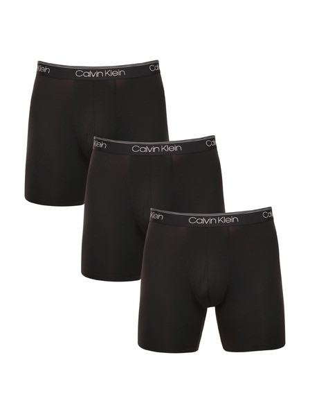 Calvin Klein Set de trei - boxeri bărbați Calvin Klein negri