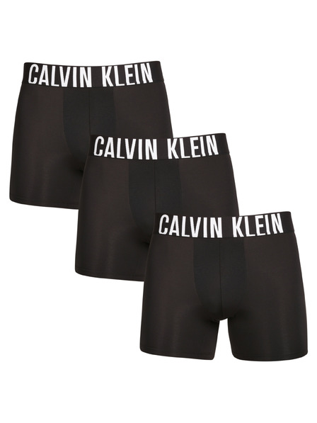 Calvin Klein Set de trei - boxeri bărbați Calvin Klein negri