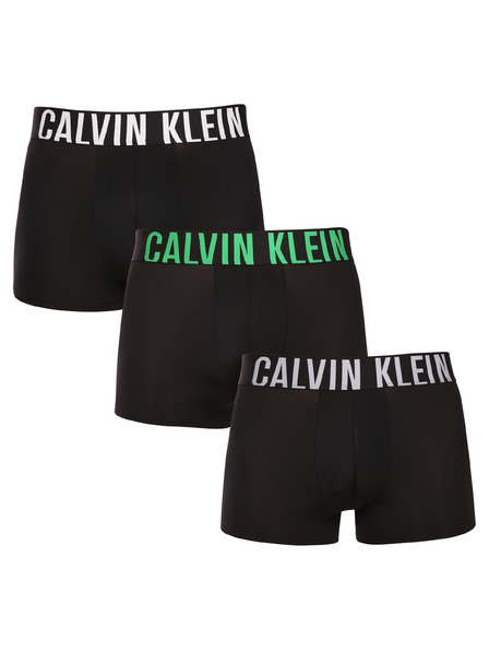 Calvin Klein Set de trei - boxeri bărbați Calvin Klein negri