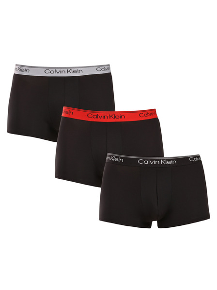 Calvin Klein Set de trei - boxeri bărbați Calvin Klein negri