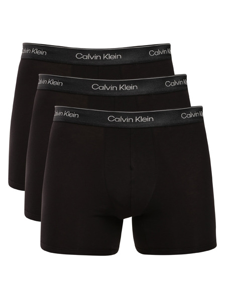 Calvin Klein Set de trei - boxeri bărbați Calvin Klein negri