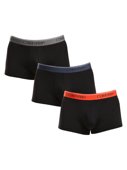 Calvin Klein Set de trei - boxeri bărbați Calvin Klein negri
