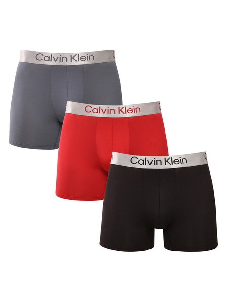 Calvin Klein Set de trei - boxeri bărbați Calvin Klein multicolori