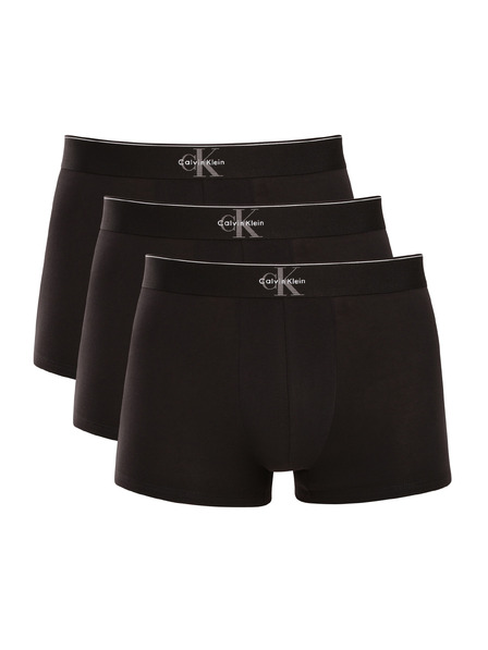 Calvin Klein Set de trei - boxeri bărbați Calvin Klein negri