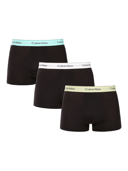 Calvin Klein Set de trei - boxeri bărbați Calvin Klein negri