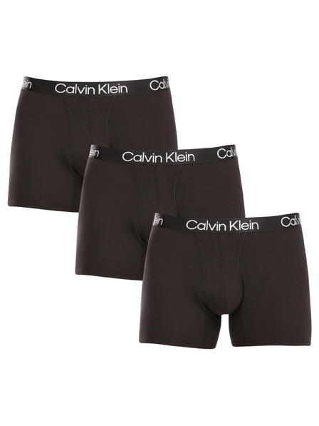 Calvin Klein Set de trei - boxeri bărbați Calvin Klein negri