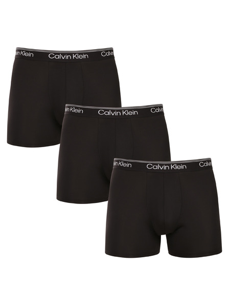 Calvin Klein Set de trei - boxeri bărbați Calvin Klein negri