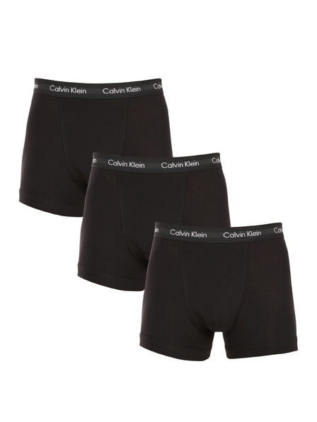 Calvin Klein Set de trei - boxeri bărbați Calvin Klein negri
