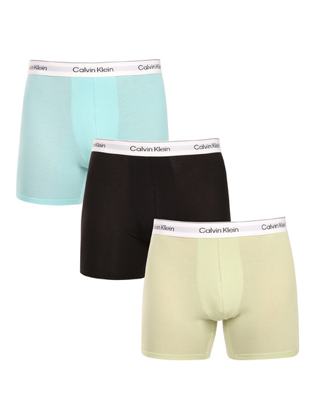 Calvin Klein Set de trei - boxeri bărbați Calvin Klein negri