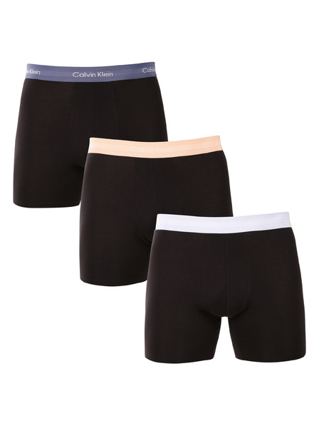 Calvin Klein Set de trei - boxeri bărbați Calvin Klein negri