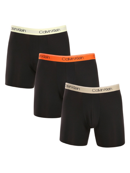 Calvin Klein Set de trei - boxeri bărbați Calvin Klein negri