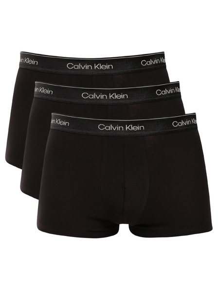 Calvin Klein Set de trei - boxeri bărbați Calvin Klein negri