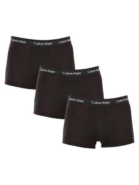 Calvin Klein Set de trei - boxeri bărbați Calvin Klein negri