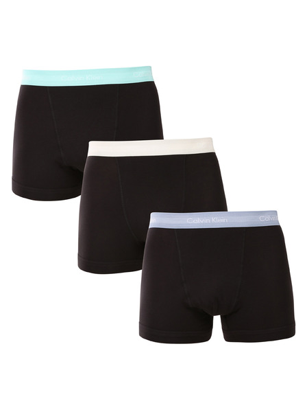 Calvin Klein Set de trei - boxeri bărbați Calvin Klein negri