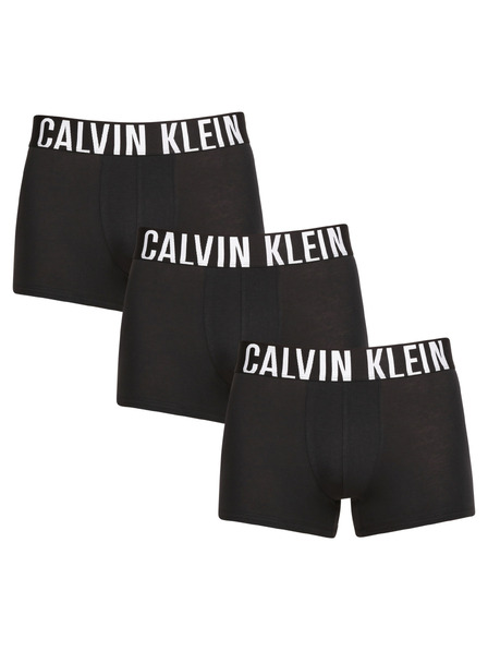 Calvin Klein Set de trei - boxeri bărbați Calvin Klein negri