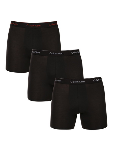 Calvin Klein Set de trei - boxeri bărbați Calvin Klein negri