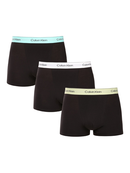 Calvin Klein Set de trei - boxeri bărbați Calvin Klein negri