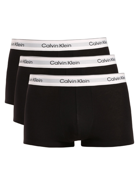 Calvin Klein Set de trei - boxeri bărbați Calvin Klein negri