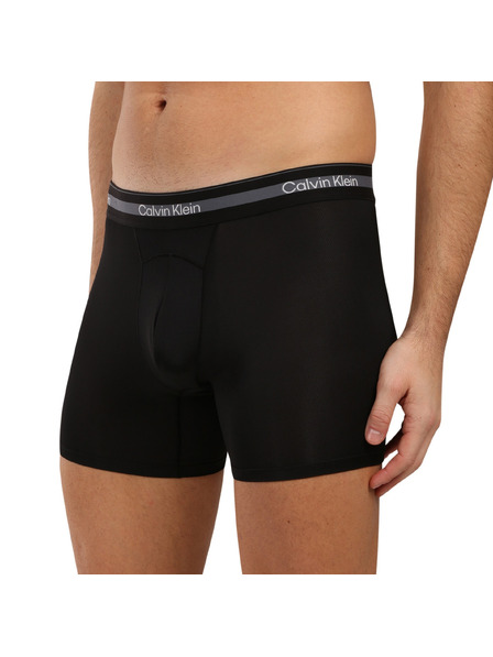Calvin Klein Set de trei - boxeri bărbați Calvin Klein negri