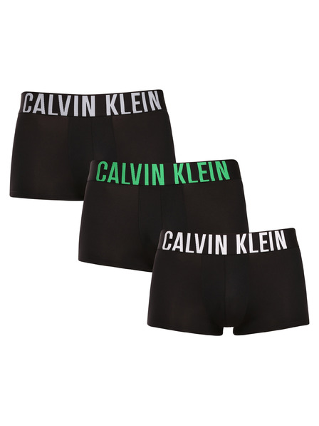 Calvin Klein Set de trei - boxeri bărbați Calvin Klein negri