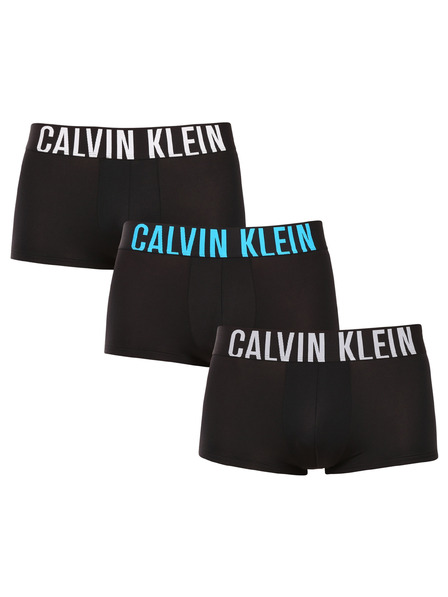 Calvin Klein Set de trei - boxeri bărbați Calvin Klein negri