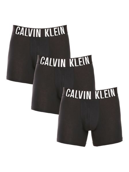 Calvin Klein Set de trei - boxeri bărbați Calvin Klein negri