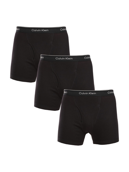 Calvin Klein Set de trei - boxeri bărbați Calvin Klein negri