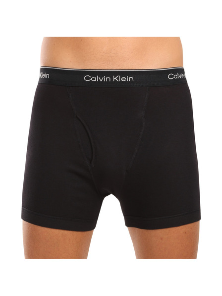 Calvin Klein Set de trei - boxeri bărbați Calvin Klein negri