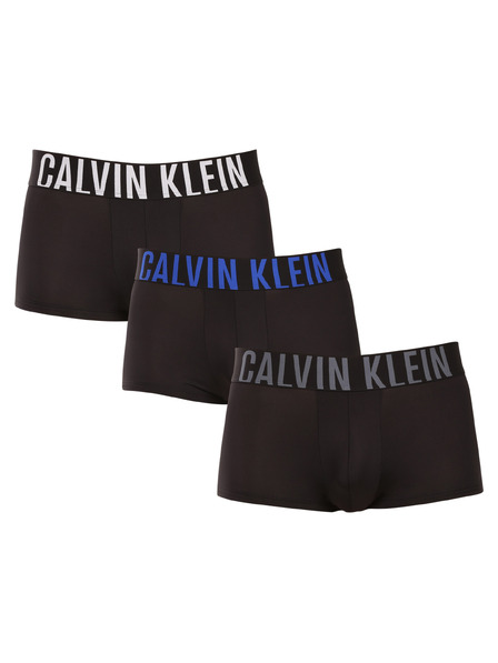 Calvin Klein Set de trei - boxeri bărbați Calvin Klein negri