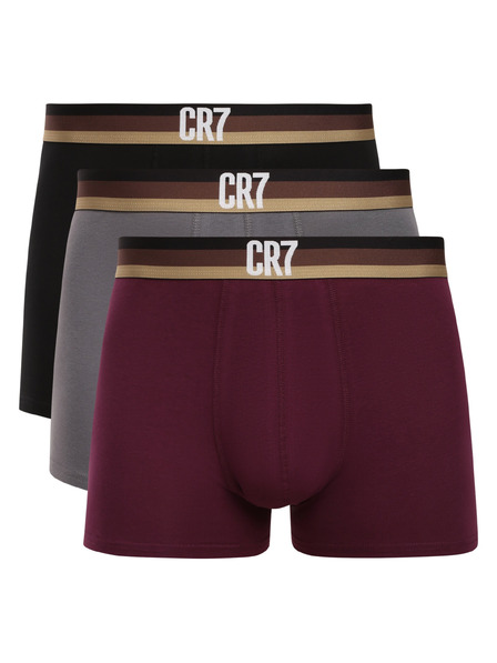 CR7 Set trei - Boxeri bărbătești CR7 multicolor