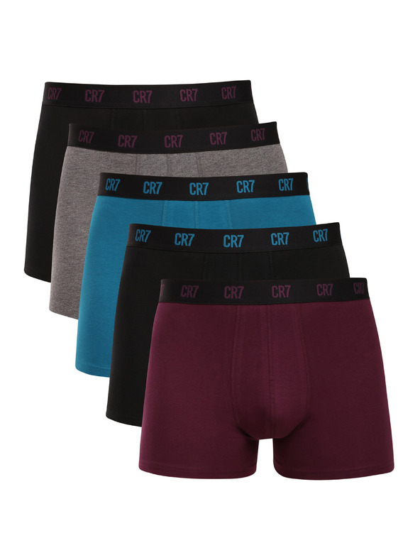 CR7 Set cinci - Boxeri bărbătești CR7 multicolor