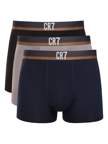 CR7 Set trei - Boxeri bărbătești CR7 multicolor