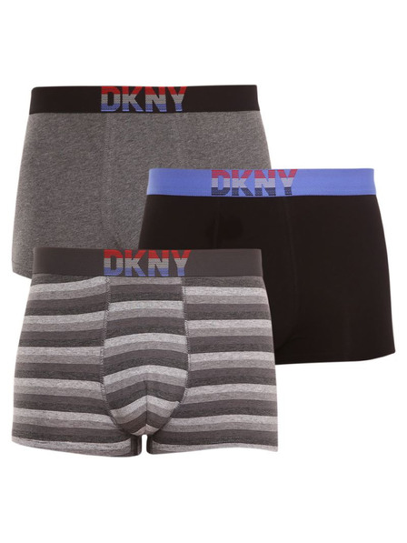 DKNY Set trei - Boxeri bărbătești DKNY Hinton multicolor (U5_6660_DKY_3PKB)
