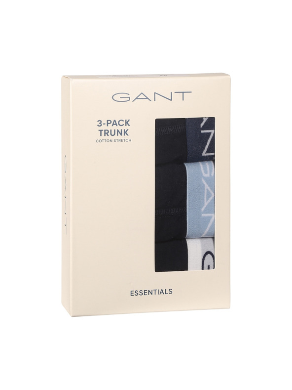 Gant Set trei - Boxeri bărbătești Gant albastri