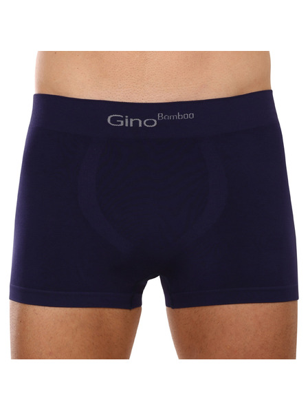 gino Boxeri bărbătești Gino fără cusături din bambus albastri