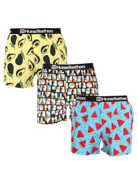Horsefeathers Set de trei - caleți bărbătești Horsefeathers Frazier multicolori
