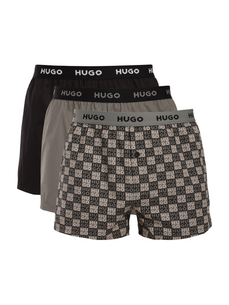 HUGO Set de trei - caleți bărbătești HUGO multicolori