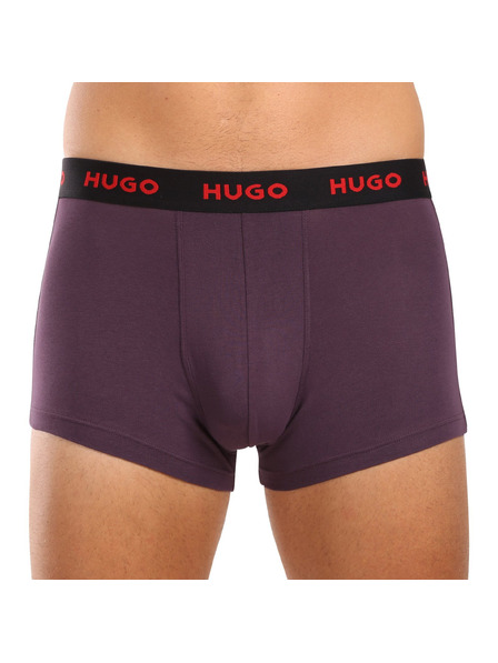 HUGO Set de trei - boxeri bărbătești HUGO multicolori