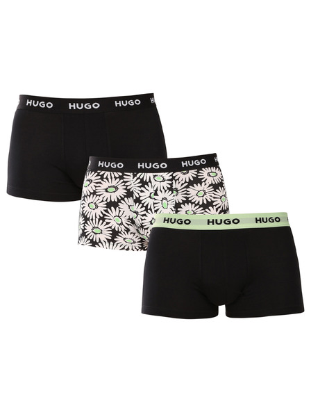 HUGO Set de trei - boxeri bărbătești HUGO multicolori