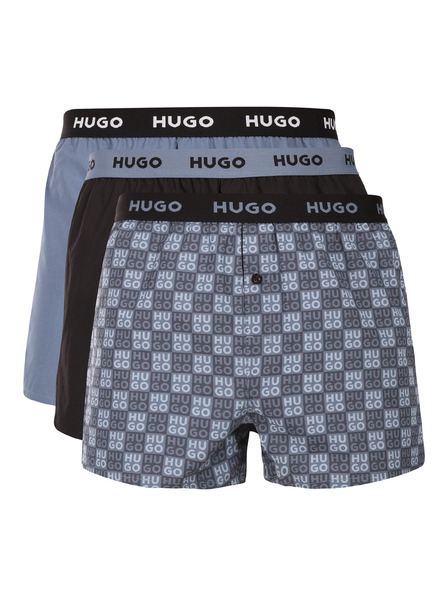 HUGO Set de trei - caleți bărbătești HUGO multicolori