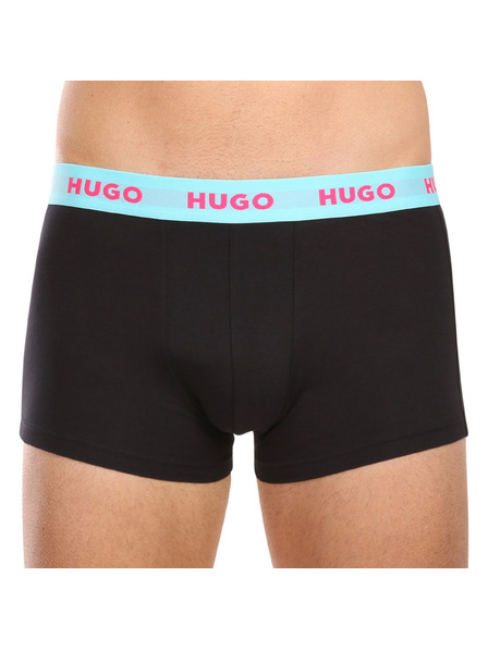 HUGO Set de trei - boxeri bărbătești HUGO multicolori