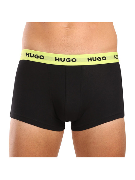 HUGO Set de trei - boxeri bărbătești HUGO multicolori