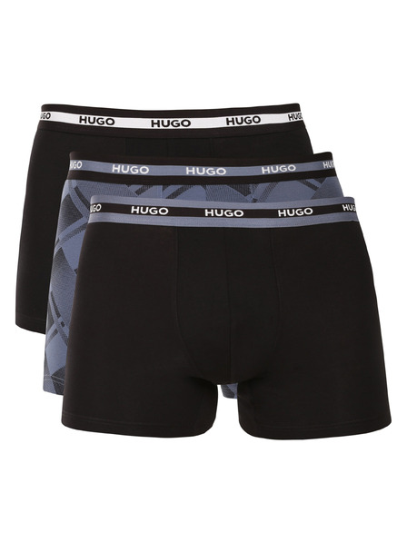 HUGO Set de trei - boxeri bărbătești HUGO multicolori