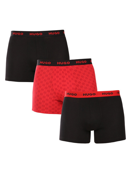 HUGO Set de trei - boxeri bărbătești HUGO multicolori