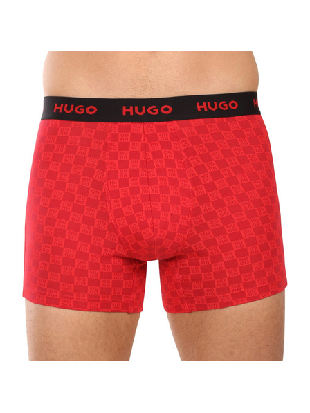 HUGO Set de trei - boxeri bărbătești HUGO multicolori