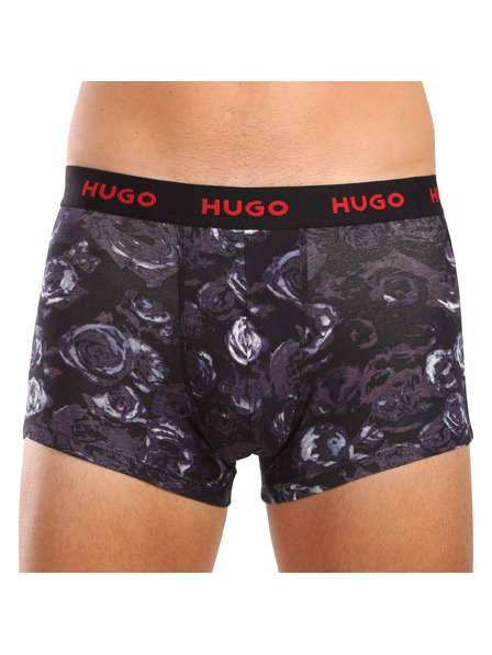 HUGO Set de trei - boxeri bărbătești HUGO multicolori